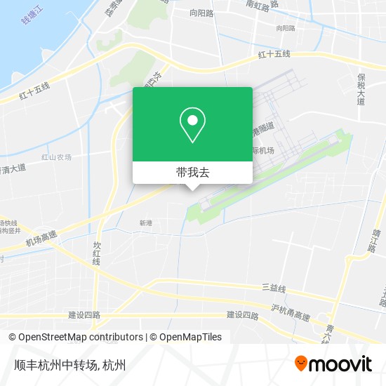 顺丰杭州中转场地图
