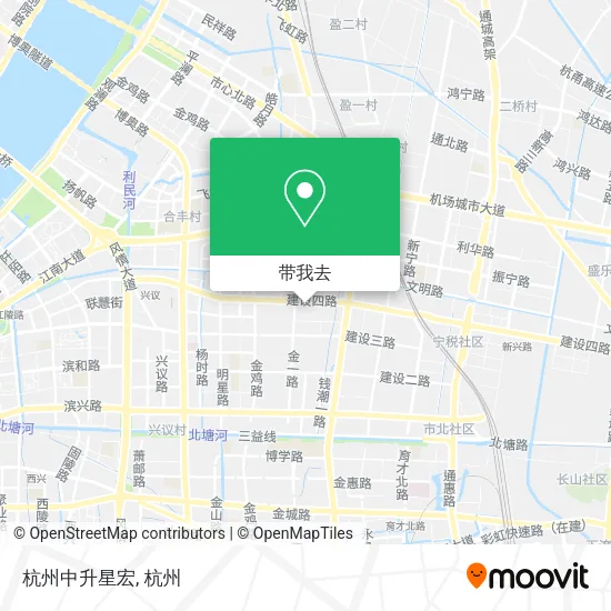 杭州中升星宏地图
