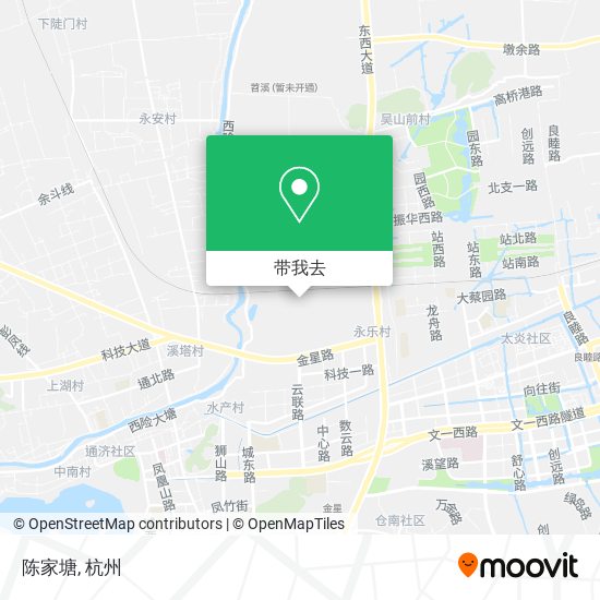 陈家塘地图