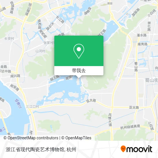 浙江省现代陶瓷艺术博物馆地图