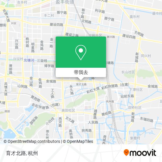 育才北路地图