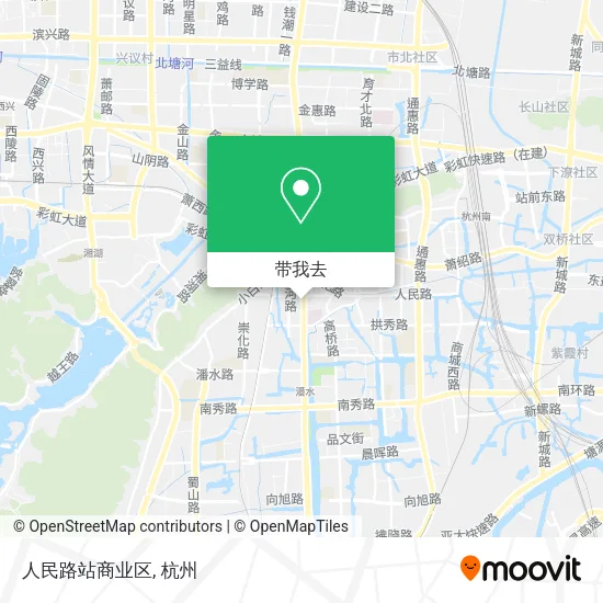 人民路站商业区地图