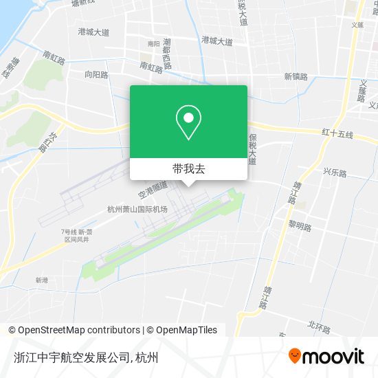 浙江中宇航空发展公司地图