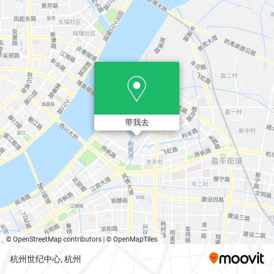 杭州世纪中心地图