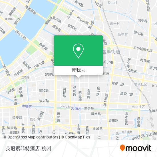 英冠索菲特酒店地图