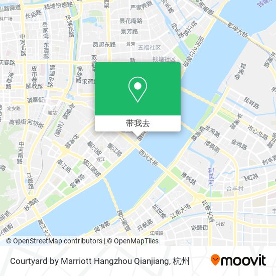 Courtyard by Marriott Hangzhou Qianjiang地图