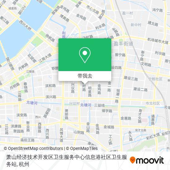 萧山经济技术开发区卫生服务中心信息港社区卫生服务站地图