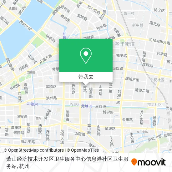 萧山经济技术开发区卫生服务中心信息港社区卫生服务站地图