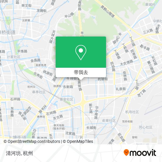 清河坊地图