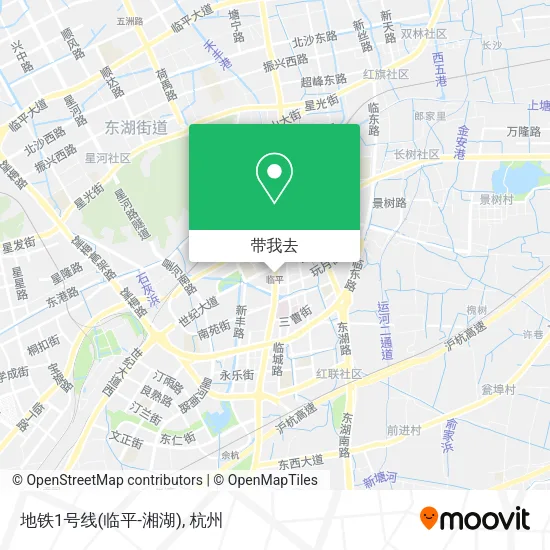 地铁1号线(临平-湘湖)地图