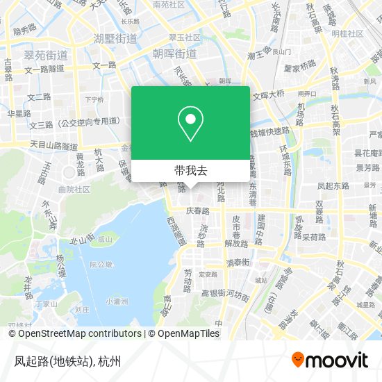 凤起路(地铁站)地图
