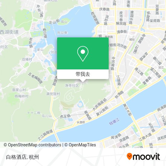 白格酒店地图