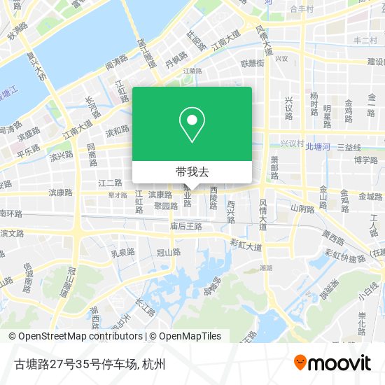 古塘路27号35号停车场地图