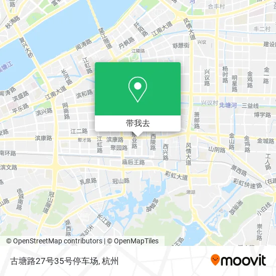 古塘路27号35号停车场地图