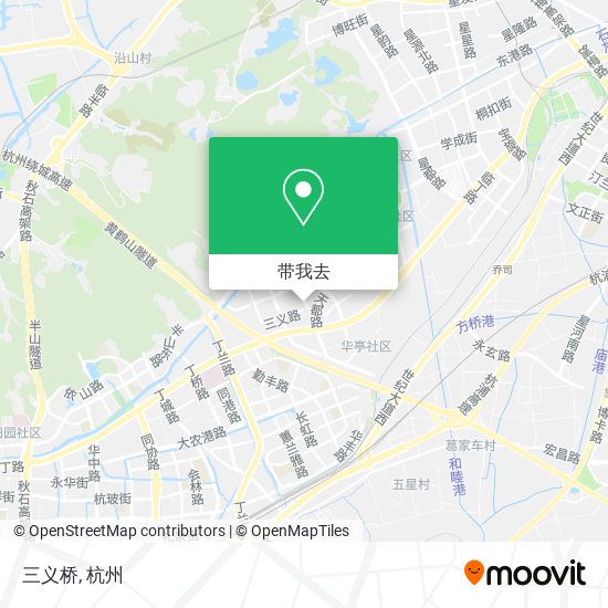 三义桥地图