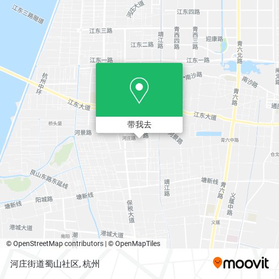 河庄街道蜀山社区地图