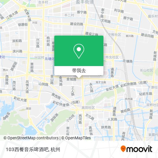 103西餐音乐啤酒吧地图