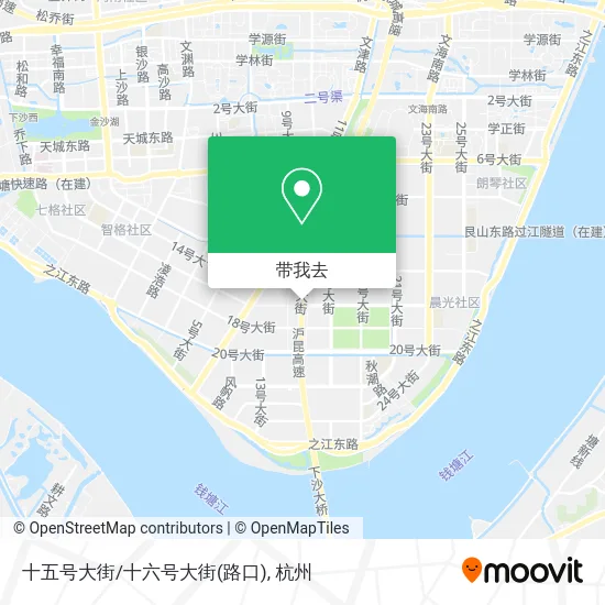 十五号大街/十六号大街(路口)地图