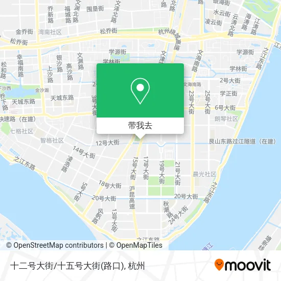 十二号大街/十五号大街(路口)地图