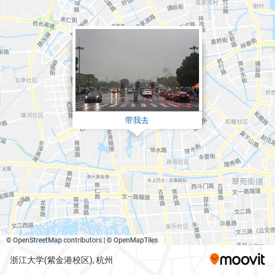 浙江大学(紫金港校区)地图