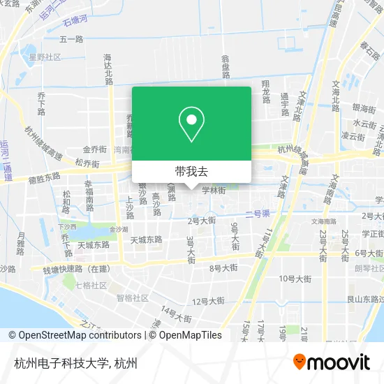 杭州电子科技大学地图