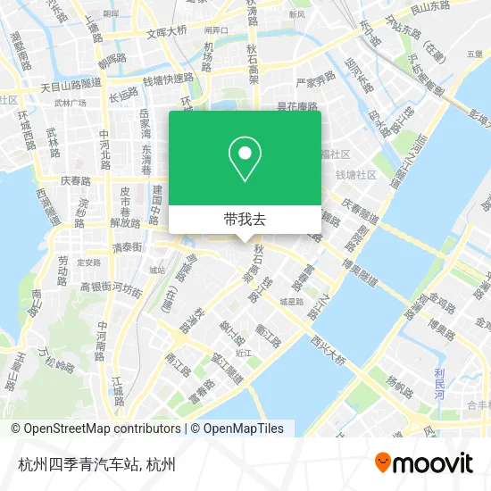 杭州四季青汽车站地图