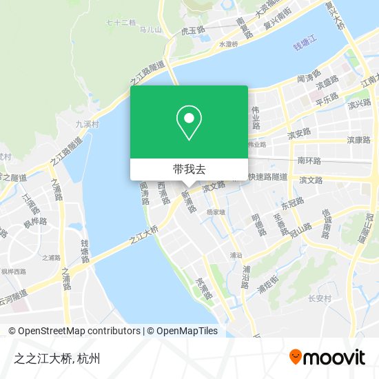 之之江大桥地图