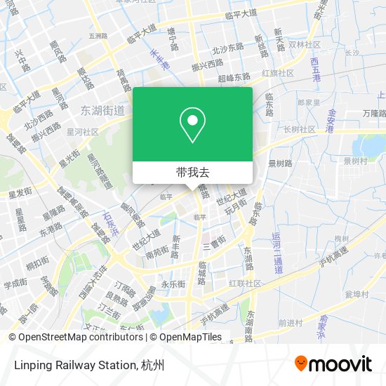 Linping Railway Station地图