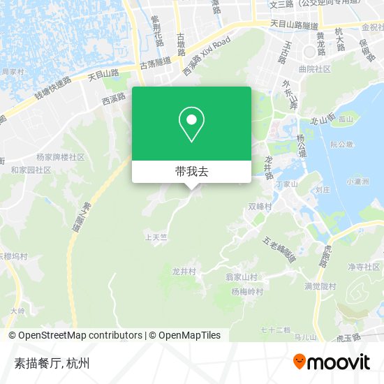 素描餐厅地图