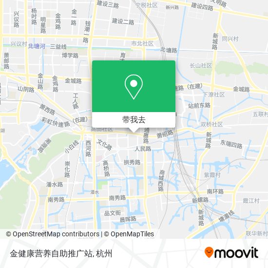金健康营养自助推广站地图