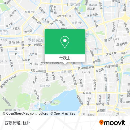 西溪街道地图