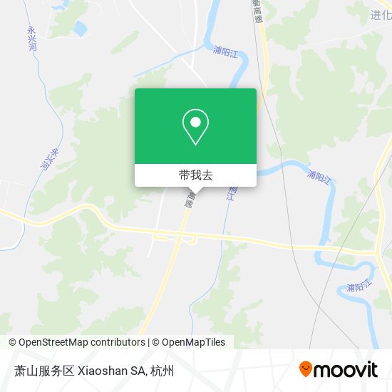 萧山服务区 Xiaoshan SA地图