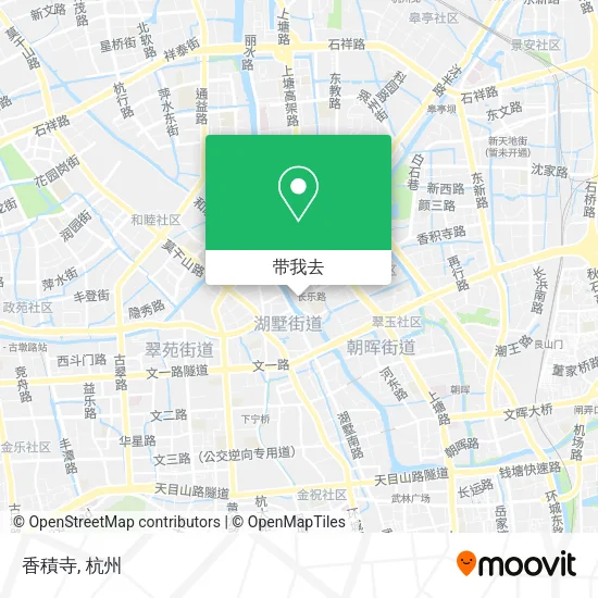 香積寺地图