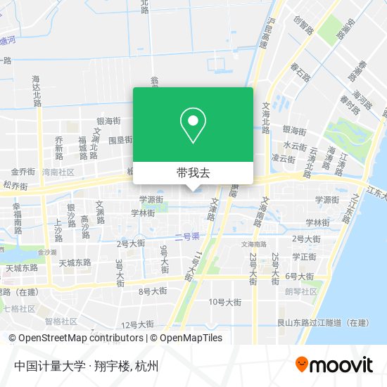 中国计量大学 · 翔宇楼地图