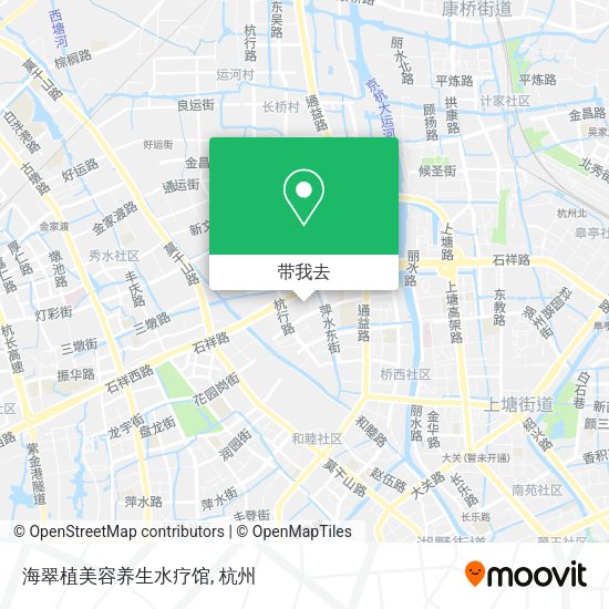 海翠植美容养生水疗馆地图