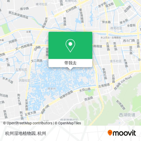 杭州湿地植物园地图