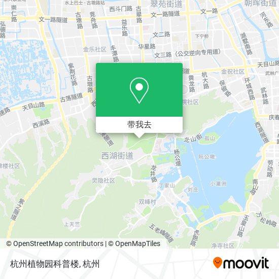杭州植物园科普楼地图
