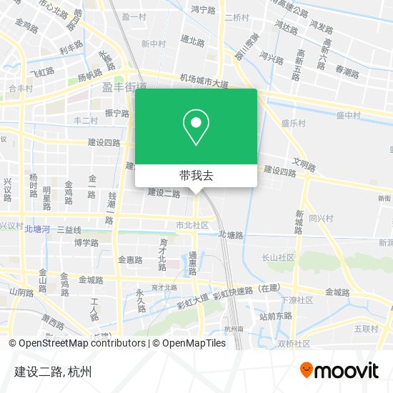 建设二路地图