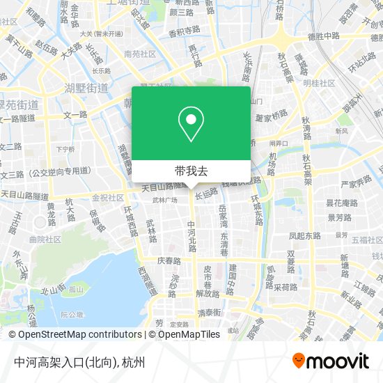 中河高架入口(北向)地图