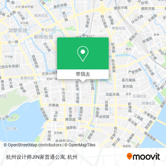 杭州设计师JIN家普通公寓地图