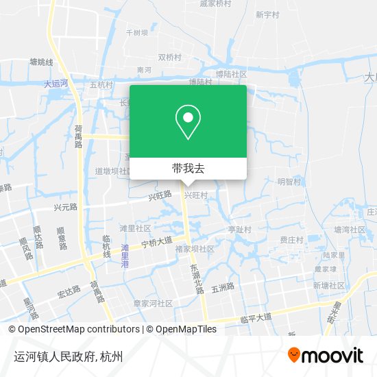 运河镇人民政府地图