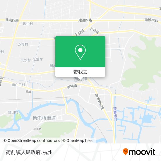 衙前镇人民政府地图
