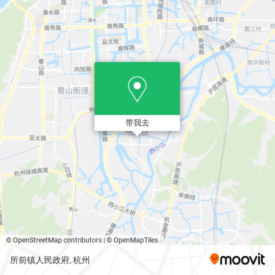 所前镇人民政府地图