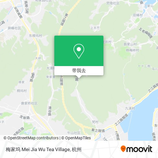 梅家坞 Mei Jia Wu Tea Village地图