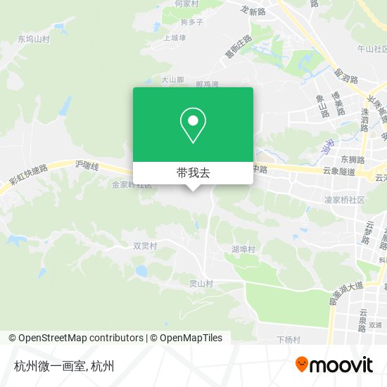 杭州微一画室地图