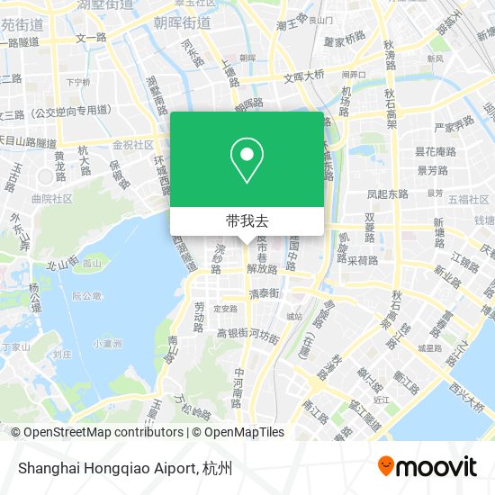 Shanghai Hongqiao Aiport地图