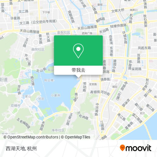 西湖天地地图
