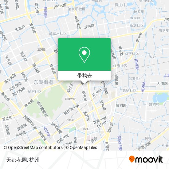 天都花园地图