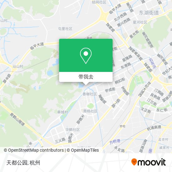 天都公园地图