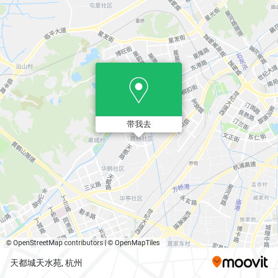 天都城天水苑地图